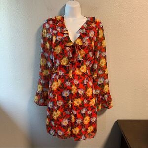 Floral Ruffle The Fifth Label MiniDress